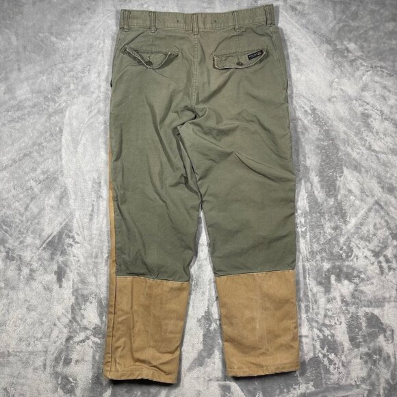 Two-Tone Olive & Tan Mens Pants By Rattlers Brand Cotton Blend 34x31(33x31) USA - Picture 10 of 10